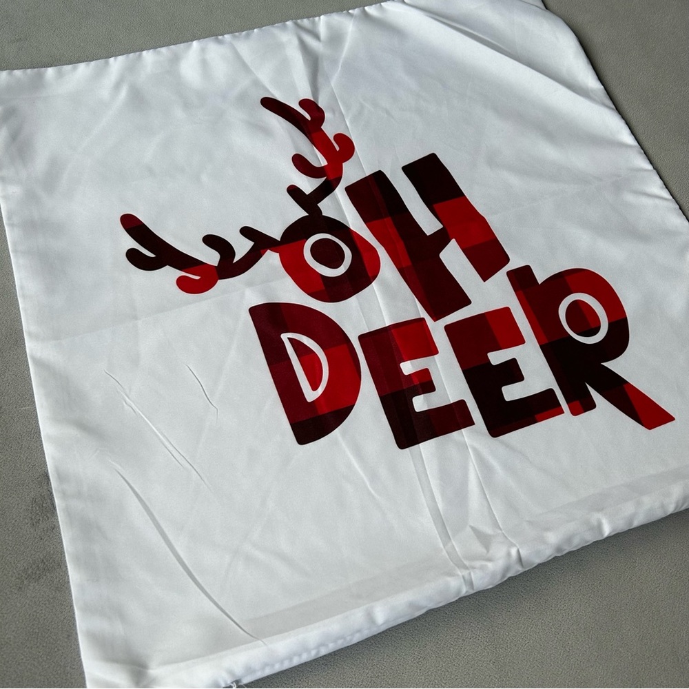 Cushion Cover ~ “Oh Deer” ~ Brand New!